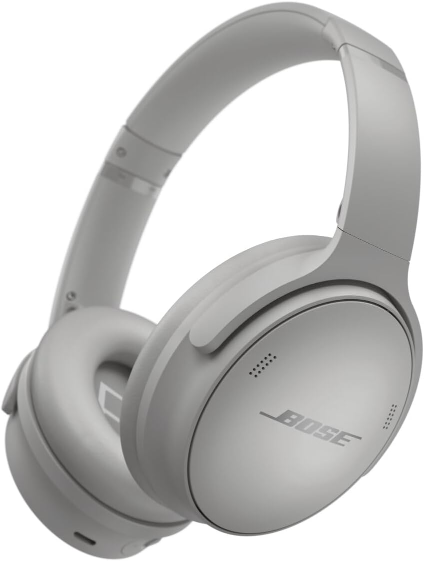 Bose QuietComfort Bluetooth Headphones, Wireless Headphones with Active Over Ear Noise Cancelling and Mic, Deep Bass, Up to 24 Hours of Playtime, Twilight Blue - Limited Edition Color