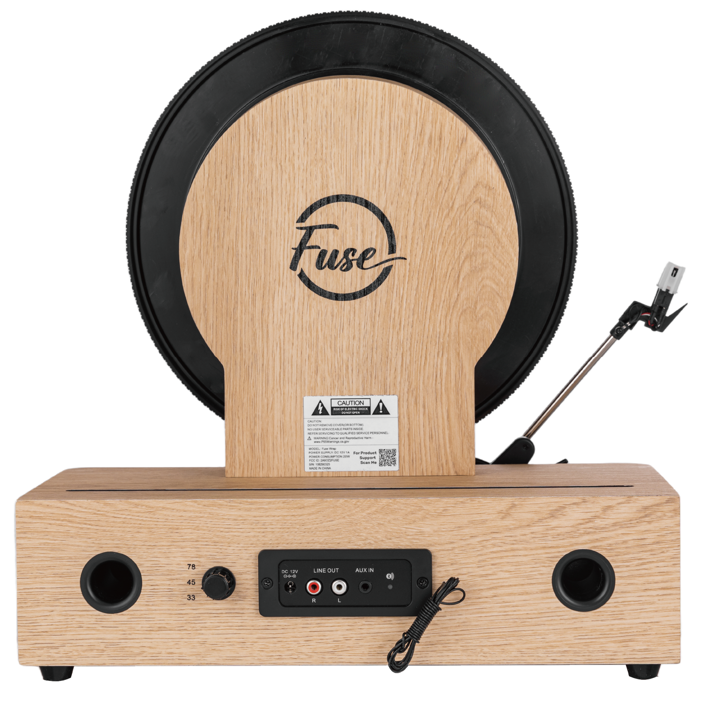 Fuse Wrap Vertical Vinyl Record Player